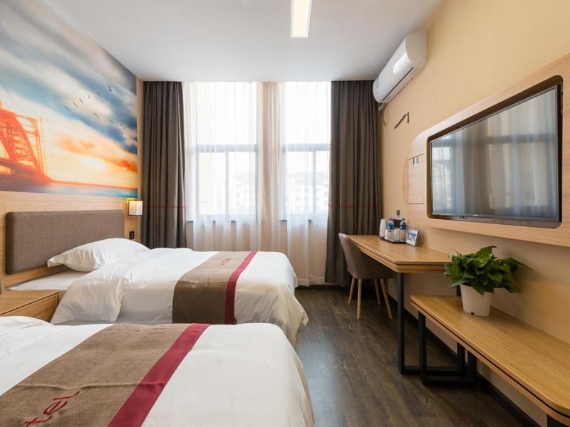 Thank Inn Chain Hotel Shanghai Songjiang District Yongfeng Road Store Eksteriør bilde